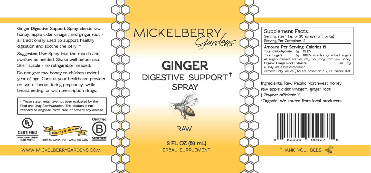 Ginger Digestive Support Spray