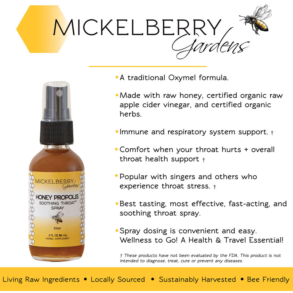 Benefits of Honey Propolis Throat Spray