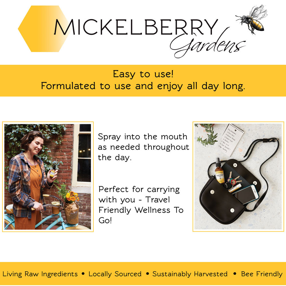 Honey Propolis Throat Spray – Mickelberry Gardens