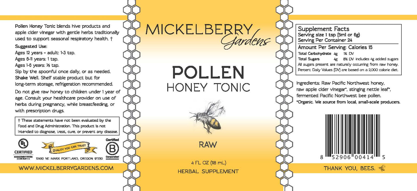 Pollen Honey Tonic