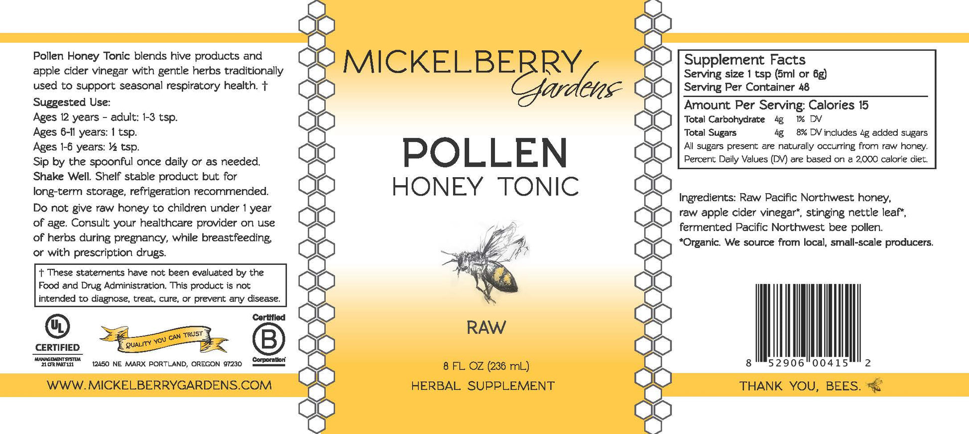 Comment consommer le pollen d'abeille - Le Monopati 125g Bio