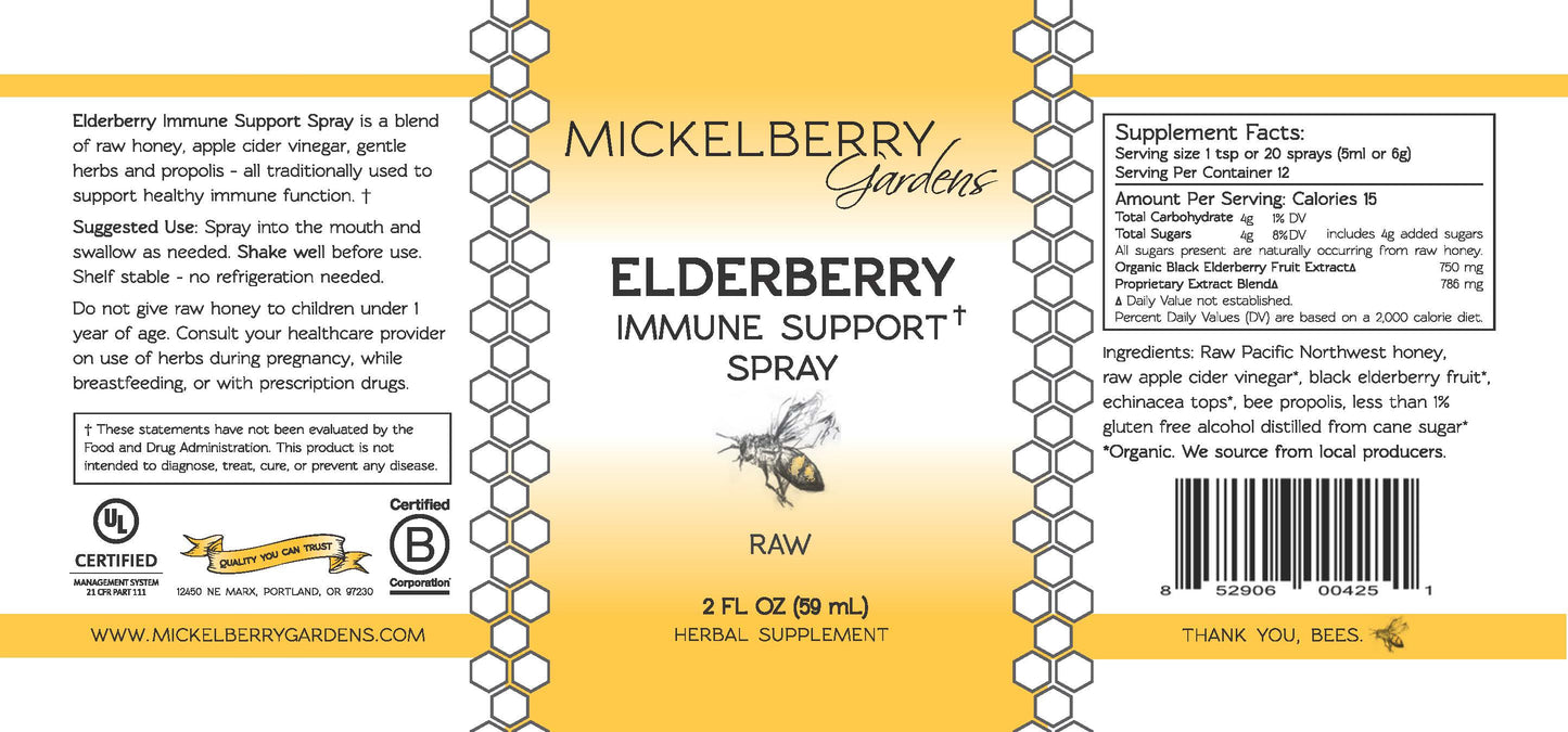 Elderberry Immune Support Spray