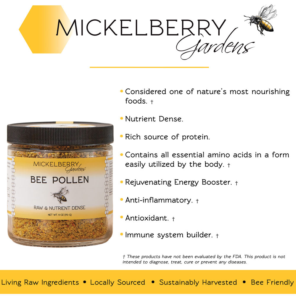 Mickelberry-Gardens-Bee-Pollen-6oz-Selling-Points