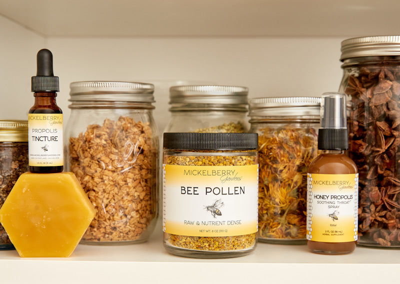 Mickelberry-Gardens-Bee-Pollen-Natural-Medicine-Cabinet