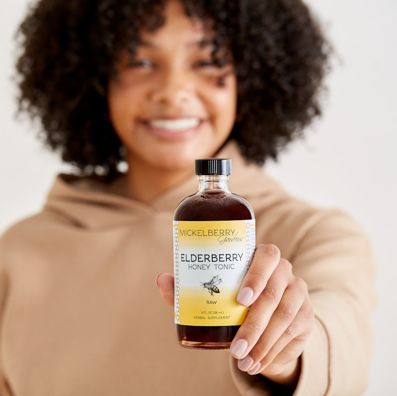 Elderberry Honey Tonic Model Hold