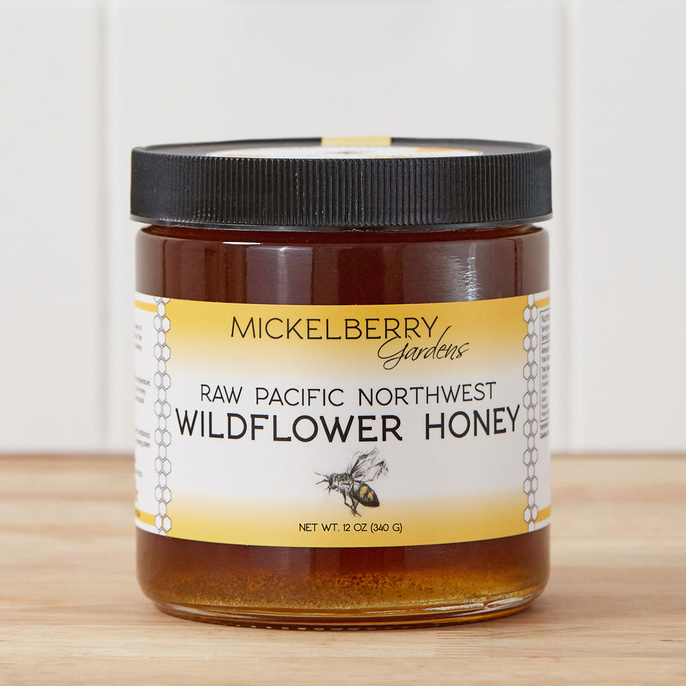 Mickelberry Gardens Raw Wildflower Honey 12 oz